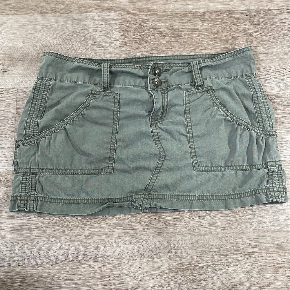 Low Rise Mini Skirt